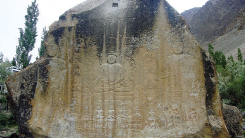 Buddhist Rock Carving in Skardu